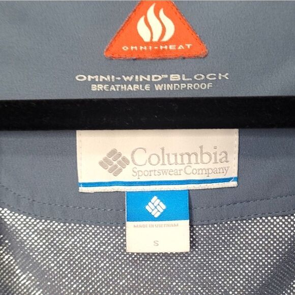 Columbia Blue Omni-Wind Windproof Zip Up Jacket - Picture 3 of 10